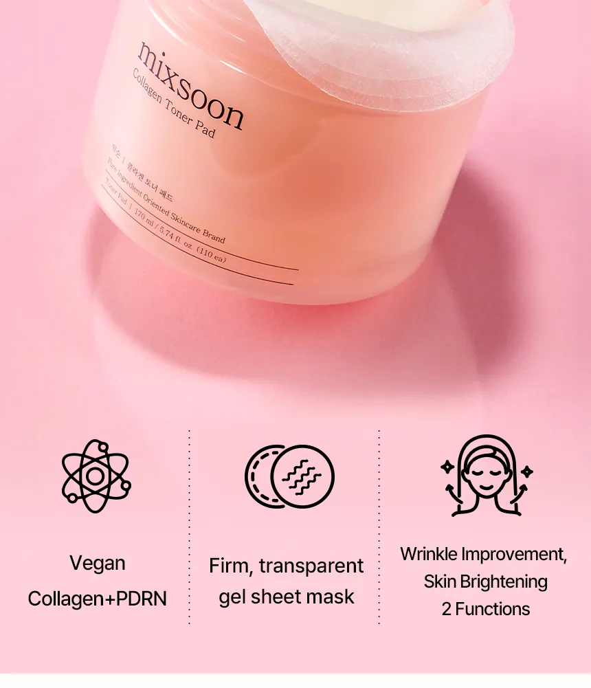 mixsoon Collagen Toner Pad 110 pads